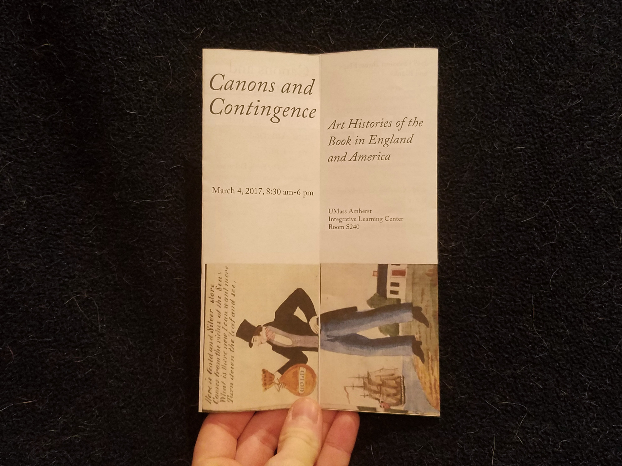 front of the first program